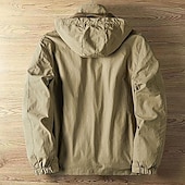 abordables Softshell, polares y chaquetas de montaña-Hombre Chaqueta Softshell Chaqueta para senderismo Al aire libre Resistente al Viento Resistente al Agua Sudadera Chaqueta cortavientos Camping / Senderismo / Espeleología Viaje Negro Verde Ejército