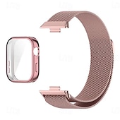お買い得  その他の時計バンド-スマートウォッチバンド と互換性があります Huawei Huawei Band 7 Huawei Watch Fit 2 バンド 8 フィット3を見る バンド 9 スマートウォッチ ストラップ ケース付き マグネティッククラスプ メッシュ ミレネーゼループ 置換 リストバンド
