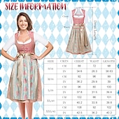 voordelige Dirndl-Oktoberfest Outfits Schort Dirndl hulp in de huishouding Duits München Weiden Dames Doek in traditionele stijl