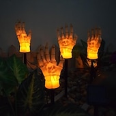 voordelige Halloween Buiten-4-in-1 buitenzonnesimulatie schedelpalm-invoeglicht binnenplaats tuinpad feest horror en vreemd decoratief licht landschapslicht