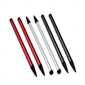 cheap Stylus Pens-Dual Use of Resistive and Capacitive Screens Pen For Sony Ericsson Samsung Xiaomi Huawei Support all tablets Apple iphone Portable Adorable Two Modes Metal