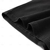 billiga Herrarnas Elite T-shirts och linnen-Herr T-shirt T-tröja Kort ärm V-hals Sommar Vår Höst Slät Mode Designer Klassisk Semester Gata Utekväll Svart Topp t-shirt för män