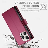 お買い得  iPhone用ケース-電話 ケース 用途 iPhone 16 iPhone 15 プロマックスプラス iPhone 14 13 12 11 Pro Max Plus Mini SE バックカバー スタンド付き 磁石バックル ジッパ－ レトロ風 TPU PUレザー