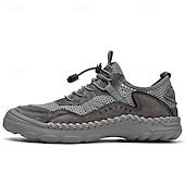 cheap Men&#039;s Sneakers-Men&#039;s Breathable Mesh Outdoor Hiking Shoes - Lightweight, Non-Slip, Quick-Dry Trail Sneakers for Summer Adventures