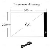 billiga Universella tillbehör-a5 ultratunn bärbar led-ljuslåda usb power artcraft led spårljusdyna för konstnärer rita skissning diamantmålning