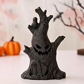 voordelige Halloween Prop Verlichting-Halloween gejaagd huis licht decoratie licht spookstronk nachtlampje grimas led elektronisch kaarslicht halloween party thuis scène lay-out 1/3 stuks