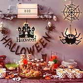 levne Halloween v interiéru-halloween okenní světla halloween dekorace led pavučina pavučina na baterie vnitřní okenní závěsná světla party domácí dekorace