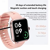 preiswerte Smartwatch-696 NX22 Smartwatch 1.78 Zoll Smartwatch Fitnessuhr Bluetooth Schrittzähler Anruferinnerung Schlaf-Tracker Kompatibel mit Android iOS Damen Herren GPS Freisprechanlage Nachrichterinnerung IP 67 46mm