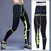 levne Běžecké kalhoty a legíny-Pánské Atletické kalhoty Elastický pas Kalhoty Venkovní Sporty a outdoor Sportovní Podzim Rychleschnoucí Yumuşak Maratón Běh Cvičení Na míru sportovní oblečení Sportovní oděvy Barevné bloky Bíl