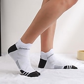 halpa miesten sukat-Miesten 5 Parit Monipakkaus Sukat Juoksusukat Vapaa-ajan sukat Musta Valkoinen Väri Väripalikka Urheilu ja ulkoilu Päivittäin Loma Perus Ohut Kesä Kevät Muoti Vapaa-aika
