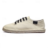 halpa Miesten lenkkarit-miesten casual canvas nauhalliset espadrillit - kevyet hengittävät lenkkarit kesä- ja ulkoiluun