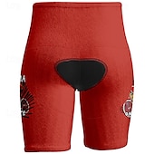 billige Shorts, tights og bukser for menn-Herre Sykkelshorts Sykkel Shorts Slank Fasong sport Grafisk Pustende Hurtigtørkende Høy Elastisitet Bekvem Gul Rosa Klær Sykkelklær