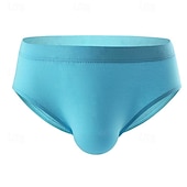 cheap Men&#039;s Briefs Underwear-Men&#039;s 1 PCS Boxers Underwear Boxer Shorts Modal Breathable Soft Comfortable Plain Mid Rise Black White