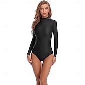 olcso Matt-Zentai öltöny Szerepjáték Jelmezek Bőrruházat Nindzsa Farsangi jelmez Overall Királyok napja Női Akrobatatrikó Szexi jelmez Tömör szín Spandex Lycra Ruha mert Mindszentek napja Farsang Álarcos