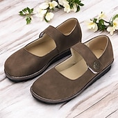 levne 50. léta 20. století-zelené dámské vintage mary jane flats - pohodlné a univerzální boty pro volný čas pro každodenní nošení a procházky