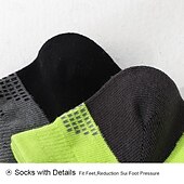 halpa miesten sukat-Miesten 5 Parit Monipakkaus Sukat Juoksusukat Vapaa-ajan sukat Musta Valkoinen Väri Väripalikka Urheilu ja ulkoilu Päivittäin Loma Perus Ohut Kesä Kevät Muoti Vapaa-aika