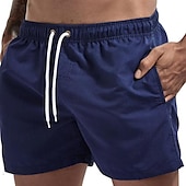 cheap Men&#039;s Boxer Swim Trunks-Men&#039;s Swim Trunks Swim Shorts Board Shorts Mesh Pocket Drawstring Elastic Waistband Shorts Outdoor Sports &amp; Outdoor Athletic Breathable Quick Dry Soft Beach Workout Tailored Fit Sportswear Activewear