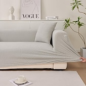 cheap Sofa Cover-Elastic Sofa Cover Full Cover, Anti-Cat Scratch Thickened Creamy Style for Durable Furniture Protection Suitable for All Seasons and Sofa Types
