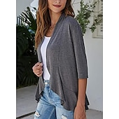 preiswerte Strickjacken und Oberbekleidung-pullover blau mantel