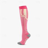 abordables Calcetines de running-Calcetines de compresión Calcetines Deportivos Calcetines para correr 1 Par Bloque de Color Hombre Calcetines de tubo A prueba de resbalones Transpirable Reductor del Sudor Cómodo Entrenamiento de