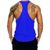 abordables Camisetas y Tops de Correr-Hombre Camiseta sin mangas de entrenamiento Camiseta sin mangas Running Camiseta sin mangas de gimnasio Sin Mangas Chalecos Casual Ropa Deportiva Transpirable Secado rápido Suave Entrenamiento de
