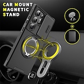 お買い得  サムスン用ケース-S24 S23 S22 S21 ウルトラ プラス A14 A54 A13 S20 FE 用フォンケース バックカバーリングホルダー ショックプルーフ PC