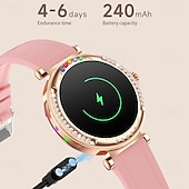 abordables Pulseras inteligentes-696 CF33 Reloj inteligente 1.27 pulgada Pulsera inteligente Bluetooth Podómetro Recordatorio de Llamadas Seguimiento del Sueño Compatible con Android iOS Mujer Llamadas con Manos Libres Recordatorio