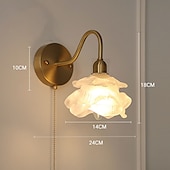 billiga Vägglampor för inomhusbelysning-led inomhus vägglampor varmvit e14 modernt glas modern hembelysning metall vägglampa lampat för sovrum matsal 85-265v