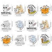 levne Kuchyňská úložiště-12ks magnetů na ledničku, vtipné magnety na ledničku, ozdobné magnety, personalizovaný magnet na ledničku do kuchyňské kancelářské skříňky a myčky, dekorace do kuchyně, dekorace do bytu