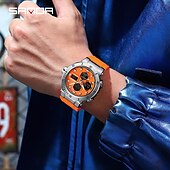economico Orologi digitali-SANDA Da uomo Orologio digitale All&#039;aperto Sportivo Di tendenza Orologio da polso Luminoso Cronometro Allarme sveglia Conto alla rovescia TPU Guarda
