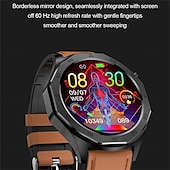 tanie Smartwatche-E480 Inteligentny zegarek 1.43 in Inteligentny zegarek Bluetooth EKG + PPG Monitorowanie temperatury Krokomierz Kompatybilny z Android iOS Damskie Męskie Długi czas czuwania Odbieranie bez użycia rąk