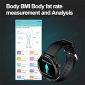 tanie Smartwatche-E480 Inteligentny zegarek 1.43 in Inteligentny zegarek Bluetooth EKG + PPG Monitorowanie temperatury Krokomierz Kompatybilny z Android iOS Damskie Męskie Długi czas czuwania Odbieranie bez użycia rąk