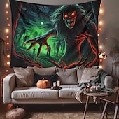 halpa Halloween koristelu-halloween koristeet hirviö zombit roikkuu kuvakudos seinä taide iso kuvakudos seinämaalaus sisustus valokuva tausta peitto verho koti makuuhuone olohuone