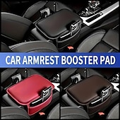 お買い得  車用シートカバー-車用アームレスト ブースターパッド 車用アームレスト ボックスパッド 車載 車内用 ブラック ブラウン レッド