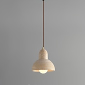 Χαμηλού Κόστους Κρεμαστό φώτα-led κρεμαστό φως ζεστό λευκό 1-ελαφρύ 5w μικρή διακόσμηση σπιτιού πέτρινη οροφή κρεμαστό φωτιστικό θόλου φωτισμός wabi-sabi e26/e27 αγροικία ρουστίκ πολυέλαιος σπιτιού 110-240v