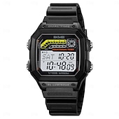 cheap Digital Watches-SKMEI Men Digital Watch Fashion Casual Business Wristwatch Luminous Stopwatch Alarm Clock Countdown Steel TPU Watch