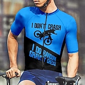 abordables Maillots pour hommes-Homme Maillot Velo Cyclisme Manche Courte Cyclisme Tee-shirt Maillot avec 3 poches arrière VTT Vélo tout terrain Respirable Séchage rapide Conception anatomique Mèche Rouge Bleu Orange Des sports