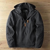 abordables Softshell, polares y chaquetas de montaña-Hombre Chaqueta Softshell Chaqueta para senderismo Al aire libre Resistente al Viento Resistente al Agua Sudadera Chaqueta cortavientos Camping / Senderismo / Espeleología Viaje Negro Verde Ejército