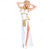cheap Ancient Rome&amp;Egypt-Retro Vintage Ancient Greek Ancient Rome Dress Cosplay Costume Outfits Venus Greek Goddesses Women&#039;s Walpurgis Night Halloween Carnival Masquerade Event / Party Bachelorette Party Adults&#039; Dress