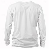 economico Magliette grafiche da uomo-Bandiera americana degli Stati Uniti Aquila stampa di lettere Erica grigia Bianco Vino maglietta Per uomo Grafico 100% cotone Camicia Classico Informale Camicia Manica lunga Maglietta comoda