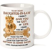 cheap Mugs &amp; Cups-I Gave You My Amazing Son - Best Gift For Daughter-In-Law 11oz Ceramic Mug - White Gift for Friends - Ideal for Coffee Tea and Chocolate