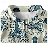 voordelige Heren shirts-Voor heren Wielrenshirt Grafisch dier Korte mouw Fietsen T-shirt Shirt Kleding Bovenlichaam met 3 achterzakken Bergracen Sneldrogend Ademend Sport Donkerblauw Kleding