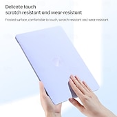 abordables Sacs, sacs à dos pour PC portables-MacBook Etuis Compatible avec Macbook Air Pro 13,3 14 16.0 pouce Dur Plastique Clair comme de l&#039;eau de roche