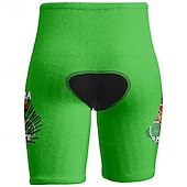 billige Shorts, tights og bukser for menn-Herre Sykkelshorts Sykkel Shorts Slank Fasong sport Grafisk Pustende Hurtigtørkende Høy Elastisitet Bekvem Gul Rosa Klær Sykkelklær