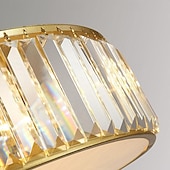 cheap Dimmable Ceiling Lights-LED Ceiling Lights Crystal Ceiling Light 3-Color Light Source 30/40/50cm 3-Light Flower Flush Mount Dimmable Modern Nordic Style Crystal Metal E27 for Bedroom Living Room Hallway 85-265V
