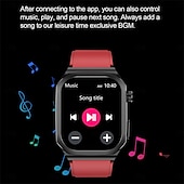 Χαμηλού Κόστους Smartwatch-et280 έξυπνο ρολόι 2.04 amoled μεγάλη οθόνη bluetooth κλήση ΗΚΓ ανίχνευση καρδιακού παλμού παρακολούθηση υγείας sos αθλητικό smartwatch