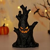 voordelige Halloween Prop Verlichting-Halloween gejaagd huis licht decoratie licht spookstronk nachtlampje grimas led elektronisch kaarslicht halloween party thuis scène lay-out 1/3 stuks