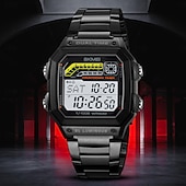 cheap Digital Watches-SKMEI Men Digital Watch Fashion Casual Business Wristwatch Luminous Stopwatch Alarm Clock Countdown Steel TPU Watch