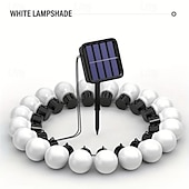 economico Striscie luci ad energia solare-stringa di lampadine solari impermeabili per esterni natale g50 lampadina luce matrimonio giardino fata luce festa di natale vacanza campeggio esterno balcone decorazione del paesaggio