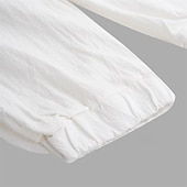 baratos Clássico-Homens Corredor Calças de linho Calças Calça verão Com Cordão Cintura elástica Tecido Conforto Respirável Diário Praia Moda Roupa de rua ダークカーキ Preto Micro-Elástica